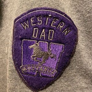 Vintage Western University Dad Sweater